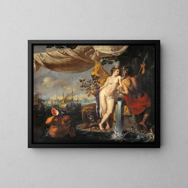 Allégorie du Son - Isaac Isaacsz — indrammet kunstværk på væggen