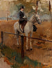Amazonen ved Rotten Row Hyde Park London - Isaac Israëls — visning af kunstværket