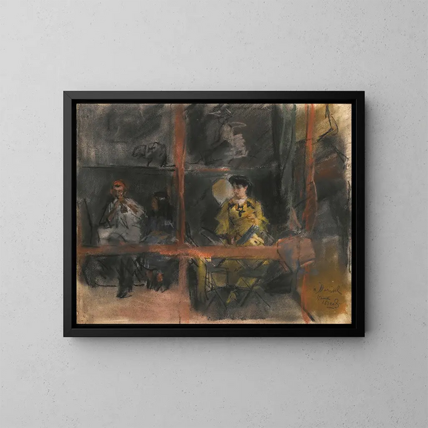 Fête de Montmartre - Isaac Israëls — indrammet kunstværk på væggen