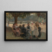 i Bois de Boulogne nær Paris - Isaac Israëls — indrammet kunstværk på væggen