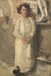 Portrait af kunstneren Theo Nieuwenhuis i hans atelier - Isaac Israëls — visning af kunstværket