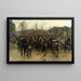 Transport de soldats coloniaux - Isaac Israëls — indrammet kunstværk på væggen