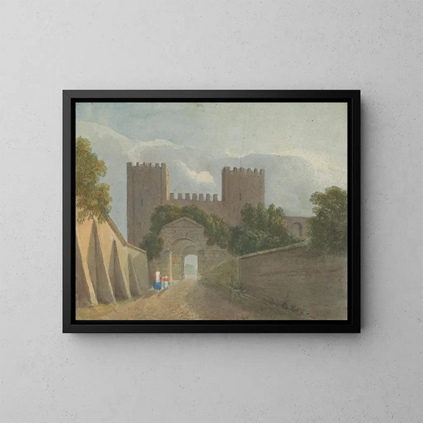 Arc de Drusus - Isaac Weld — indrammet kunstværk på væggen