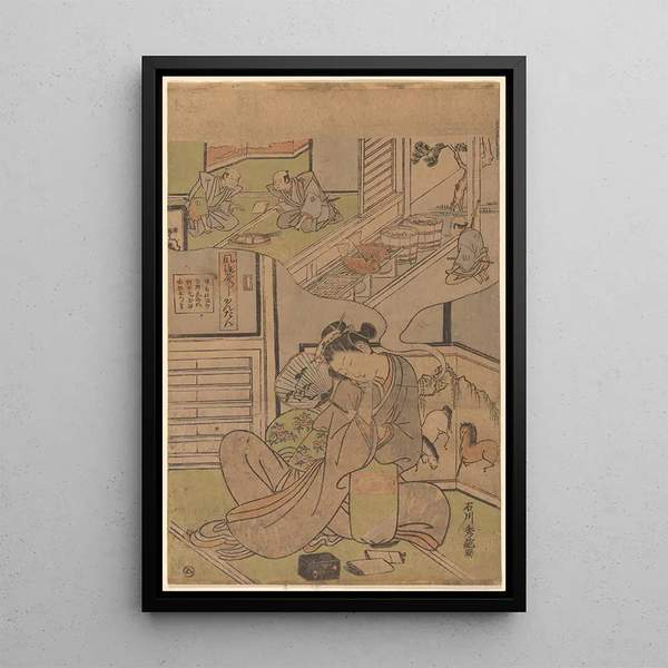 Ishikawa Toyonobu - Young Geishas Dream.webp