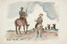 Don Quichotte og Sancho Panza - Ivan Ivanec — visning af kunstværket