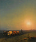 Labourer les champs en Crimée - Ivan Konstantinovich Aivazovsky — visning af kunstværket