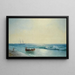 Marins débarquant - Ivan Konstantinovich Aivazovsky — indrammet kunstværk på væggen