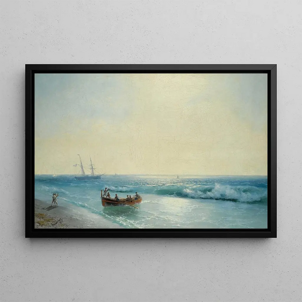 Ivan Konstantinovich Aivazovsky - Sailors Coming Ashore.webp