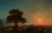 hyrder med en flok får - Ivan Konstantinovich Aivazovsky — visning af kunstværket