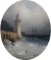 Vue de la côte amalfitaine - Ivan Konstantinovich Aivazovsky — visning af kunstværket