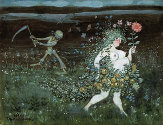 La vie et la mort - Ivar Arosenius — visning af kunstværket