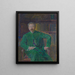 Portrait af Tor Hedberg - J. A. G. Acke — indrammet kunstværk på væggen
