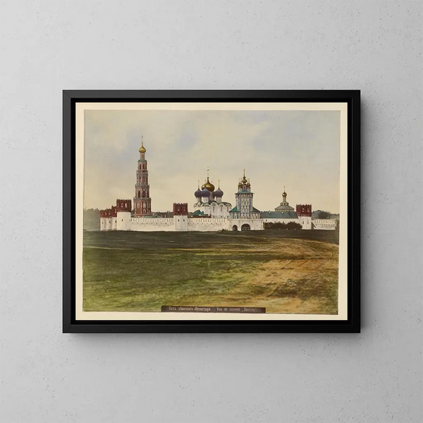 Vue du monastère de Devichiago - J Daziaro — indrammet kunstværk på væggen