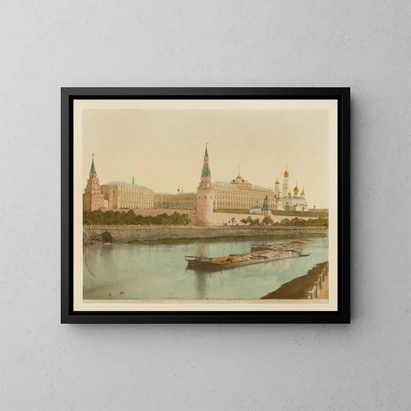 Vue du Kremlin - J Daziaro — indrammet kunstværk på væggen