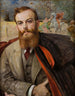 Portrait af Adam Cybulski - Jacek Malczewski — visning af kunstværket