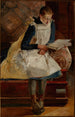 Portrait af Kunstnerens Datter, Julia - Jacek Malczewski — visning af kunstværket