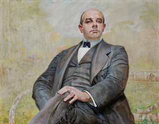 Portrait af Edward Maurizio - Jacek Malczewski — visning af kunstværket