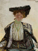 Portrait af skuespillerinden Helena Sulima - Jacek Malczewski — visning af kunstværket