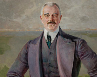 Portrait af J. Armowicz - Jacek Malczewski — visning af kunstværket