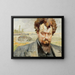 Portrait af Jan Kasprowicz - Jacek Malczewski — indrammet kunstværk på væggen