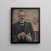 Portrait af Józef Sare, viceborgmester i Kraków - Jacek Malczewski — indrammet kunstværk på væggen