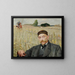 Portrait af Wacław Karczewski - Jacek Malczewski — indrammet kunstværk på væggen