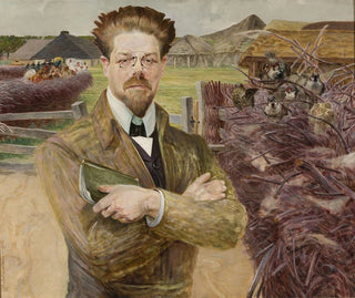 Portrait af Władysław Reymont - Jacek Malczewski — visning af kunstværket