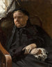 Portrait af kunstnerens mor - Jacek Malczewski — visning af kunstværket