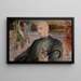 Portrait af den reverend Jan Jasiak - Jacek Malczewski — indrammet kunstværk på væggen
