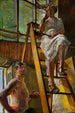 Satyr og en Model - Jacek Malczewski — visning af kunstværket