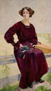 La Chanson Finie, Portrait de Ra Aleksandrowicz - Jacek Malczewski — visning af kunstværket