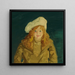 Jackie Jacqueline Hudson - George Wesley Bellows — indrammet kunstværk på væggen