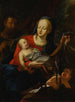 Sainte Famille med den hellige Johannes Døberen - Jacob Carl Stauder — visning af kunstværket