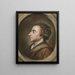 Alexandre Pape poet 1744 - Jacob Christoph Le Blon — indrammet kunstværk på væggen
