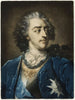 Portrait af Louis XV - Jacob Christoph Le Blon — visning af kunstværket