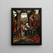 L'Adoration des Rois - Jacob Cornelisz van Oostsanen — indrammet kunstværk på væggen