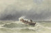 Redningsaktion til søs - Jacob Eduard van Heemskerck van Beest — visning af kunstværket