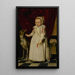 Portræt af en ung dreng og en hund i et landskab - Jacob Gerritsz Cuyp — indrammet kunstværk på væggen