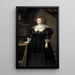 Maria Eleonora 1599-1655 Prinsesse af Brandenburg, dronning af Sverige - Jacob Heinrich Elbfas — indrammet kunstværk på væggen