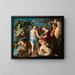 En allegori om frugtbarhed - Jacob Jordaens — indrammet kunstværk på væggen