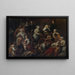 nonnerne på hospitalet i Antwerpen - Jacob Jordaens — indrammet kunstværk på væggen