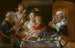 Som de gamle sang, så spiller de unge på fløjte - Jacob Jordaens — visning af kunstværket