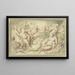Bacchanale - Jacob Jordaens — indrammet kunstværk på væggen