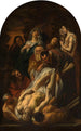La Mise au tombeau du Christ - Jacob Jordaens — visning af kunstværket