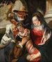 Den Hellige Familie med Den Hellige Anna - Jacob Jordaens — visning af kunstværket