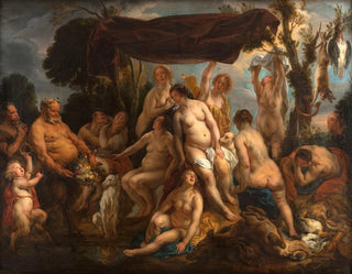 Le repos de Diane - Jacob Jordaens — visning af kunstværket