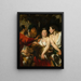 Méléagre og Atalante - Jacob Jordaens — indrammet kunstværk på væggen