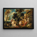Les nymphes coupant la barbe de Pan - Jacob Jordaens — indrammet kunstværk på væggen