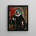 Portrait af Rogier Le Witer - Jacob Jordaens — indrammet kunstværk på væggen