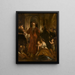 Saint Ivo de Bretagne - Jacob Jordaens — indrammet kunstværk på væggen